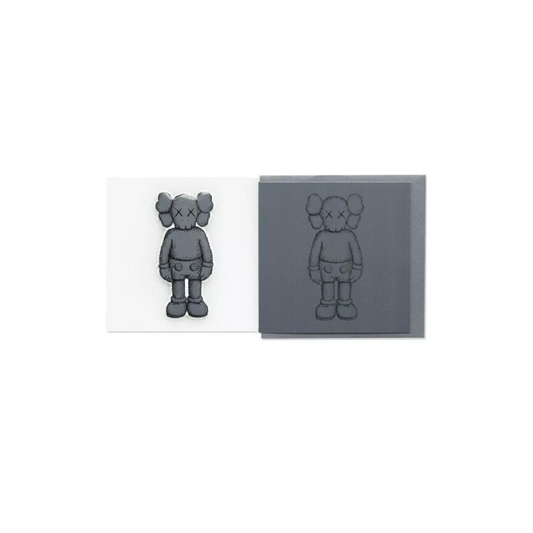 KAWS Companion Black Puffy Sticker and Blank Card