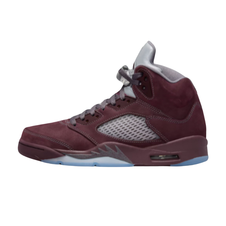 Air Jordan 5 Retro Burgundy Deep Burgundy Light Graphite Metallic Silver