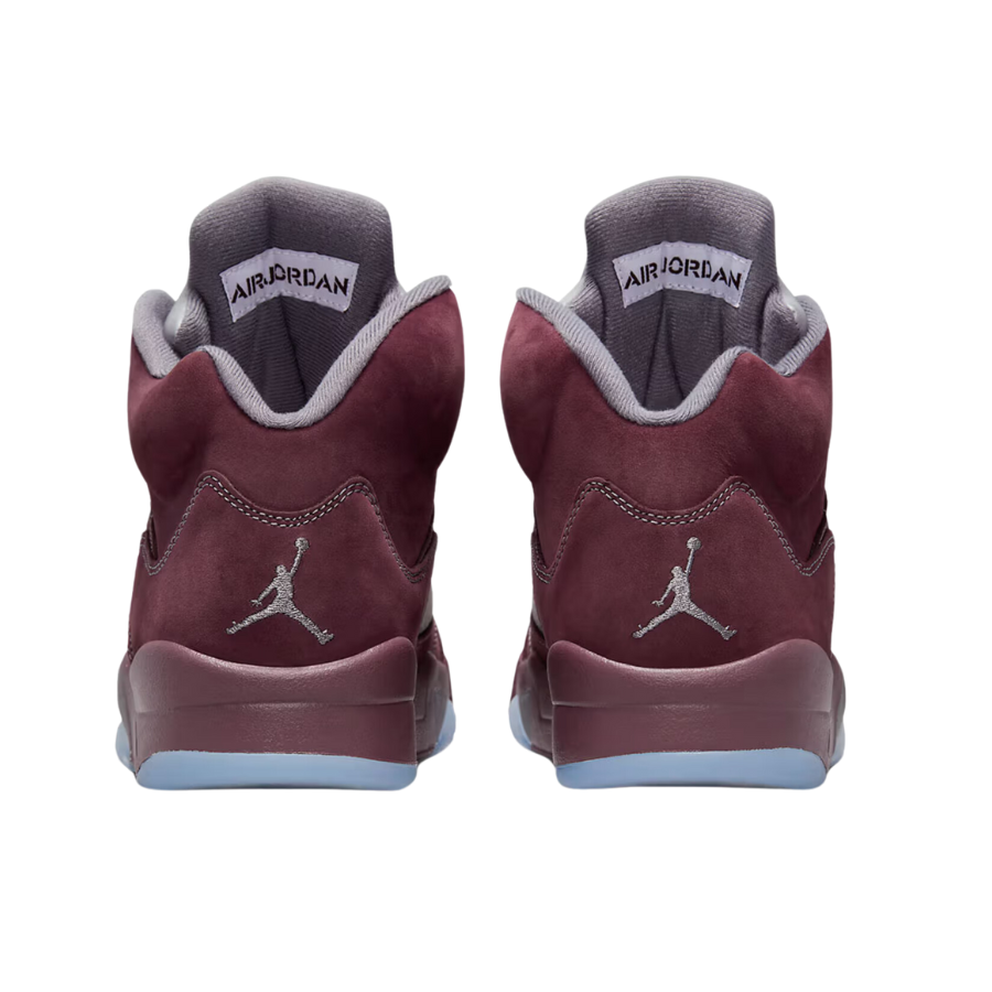 Air Jordan 5 Retro Burgundy Deep Burgundy Light Graphite Metallic Silver