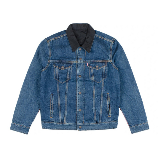 Jordan x Levi's Reversible Trucker Jacket Indigo