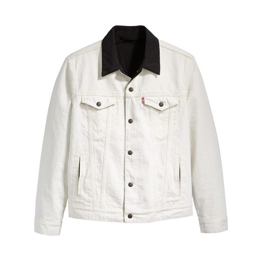 Jordan x Levi's Reversible Trucker Jacket White Black