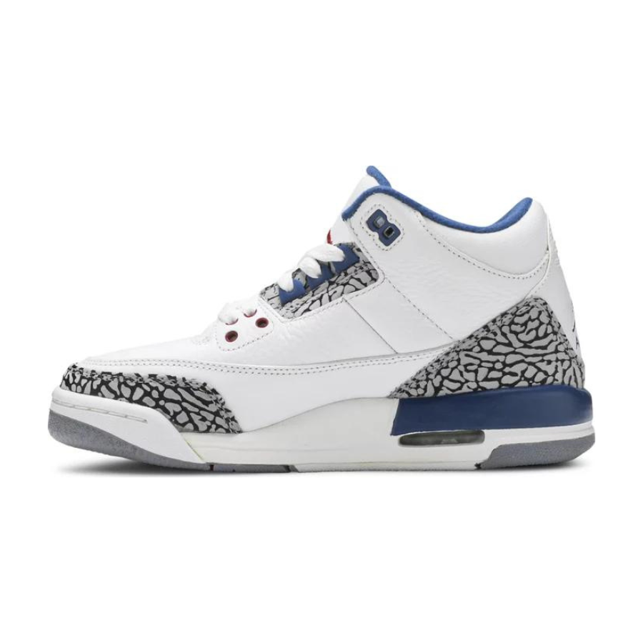 Air Jordan 3 GS Retro True Blue White Varsity Red