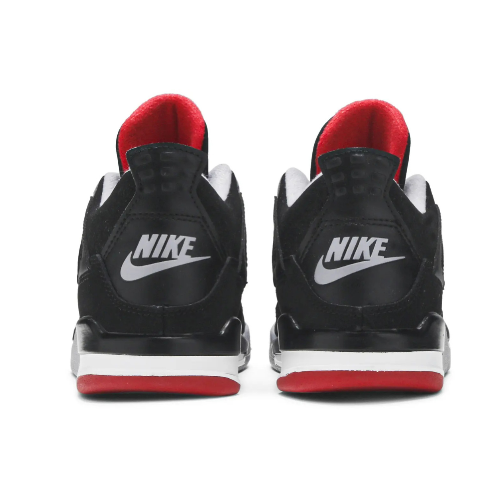 Air Jordan 4 Retro Bred (2019) (PS) Black Fire Red Cement Grey Summit White