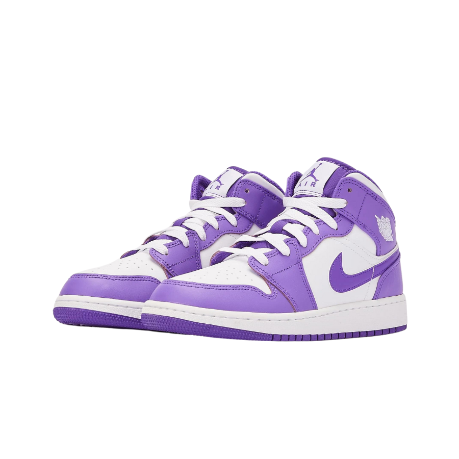 Air Jordan 1 Mid (GS) Purple Venom