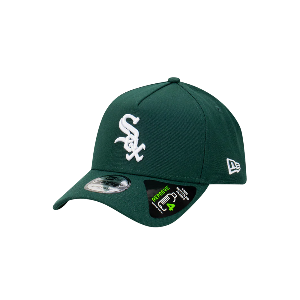 New Era 9Forty A-Frame Repreve Chicago White Sox Dark Green Snapback Cap