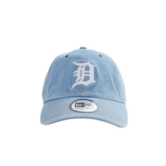 New Era Casual Classic Detroit Tigers Washed Denim Cap