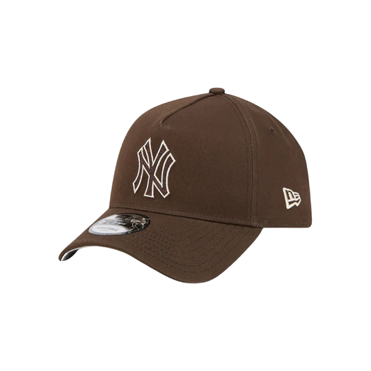 New Era 9Forty A-Frame New York Yankees Cap Dark Brown