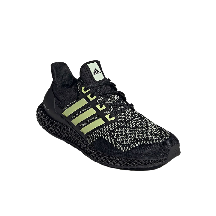 Adidas Ultra 4D Black Almost Lime Core Black Silver Metallic