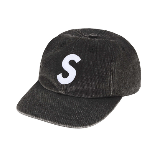 Supreme Washed S Logo Cap Black