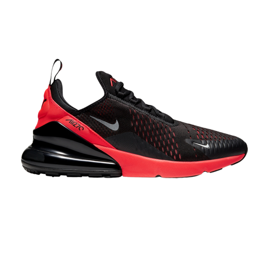 Air Max 270 Black Metallic Silver Red