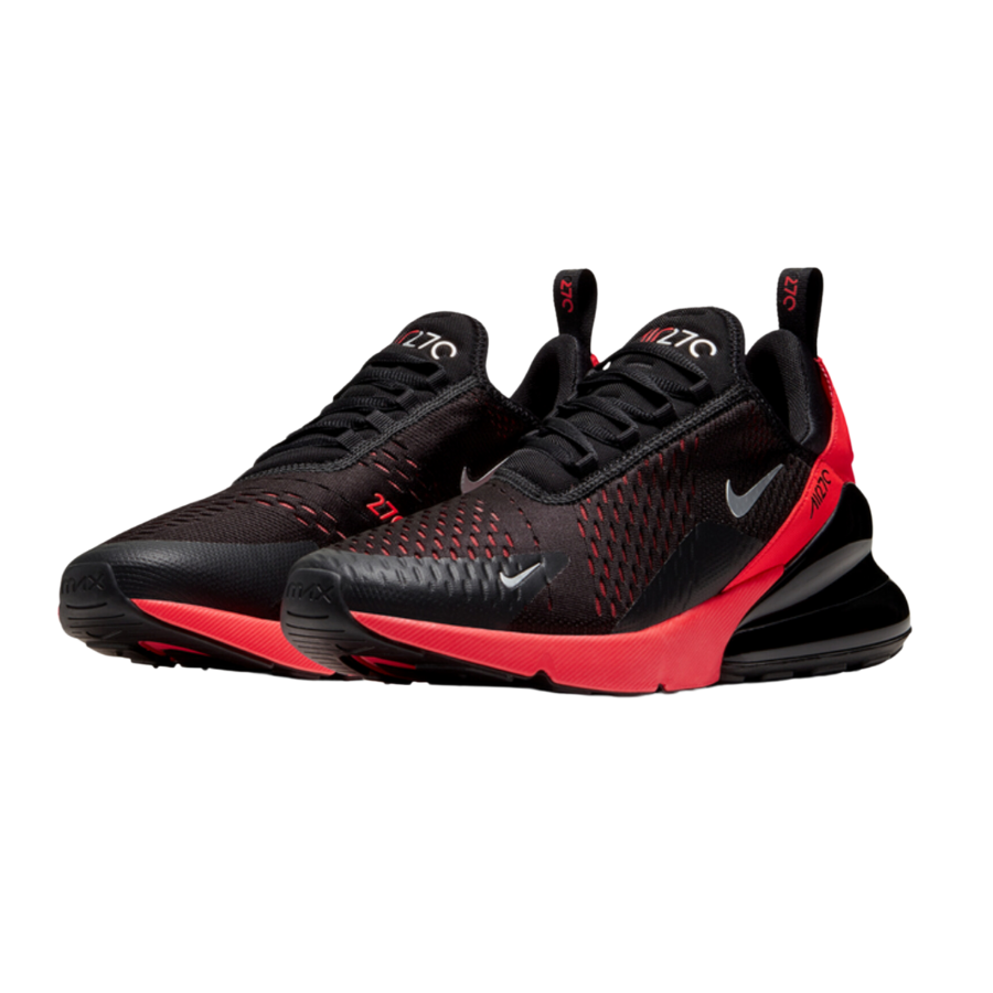 Air Max 270 Black Metallic Silver Red