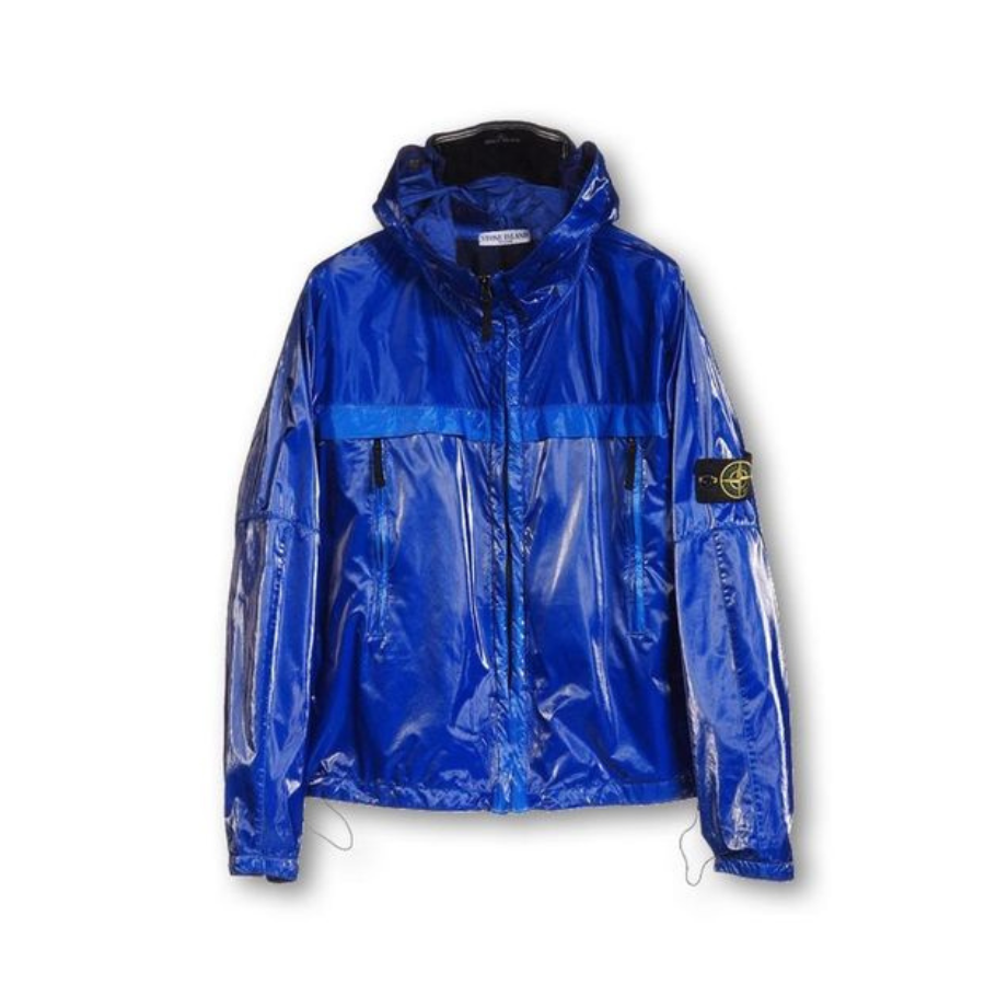 Stone Island Prismatic Silk Jacket Blue