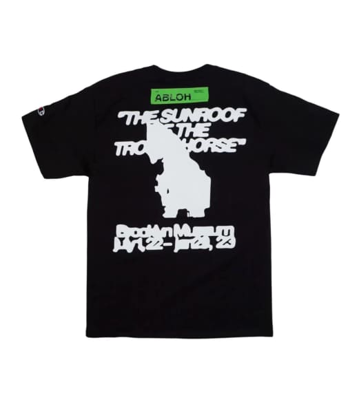 Kid's Virgil Abloh x Brooklyn Museum Figures of Speech Sunroof Trojan Horse Black Tee