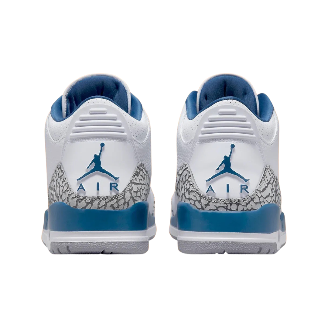 Air Jordan 3 Retro Wizards White True Blue Metallic Copper