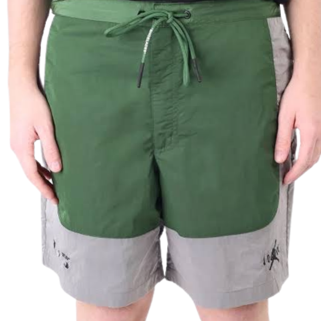 Air Jordan x Off-White MJ Baggy Short Forest Green Phantom Black