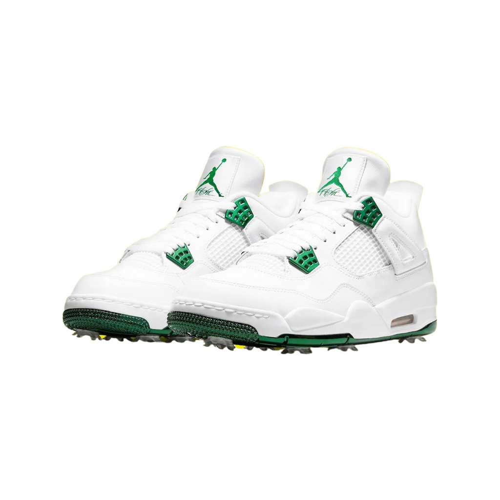 Air Jordan 4 Retro Golf Master Tournament White Metallic Green