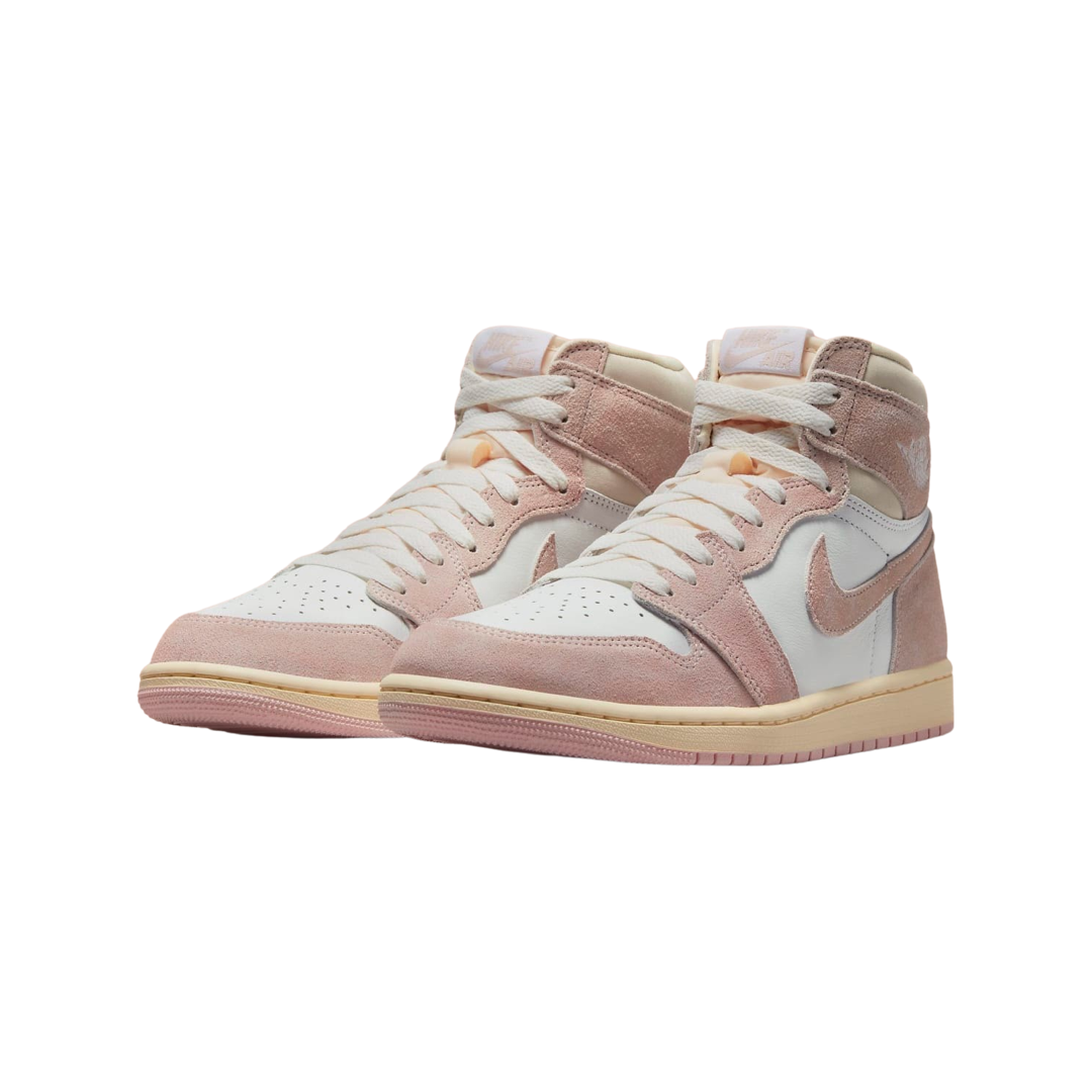 Women's Air Jordan 1 Retro Hi OG Washed Pink Atmosphere White Muslin Sail