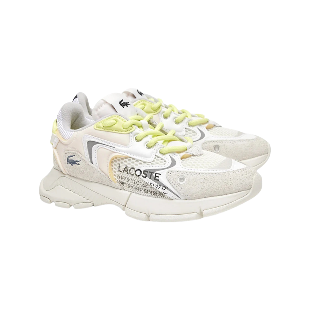 Lacoste Women's L003 NEO 223 Off White Volt Green Black