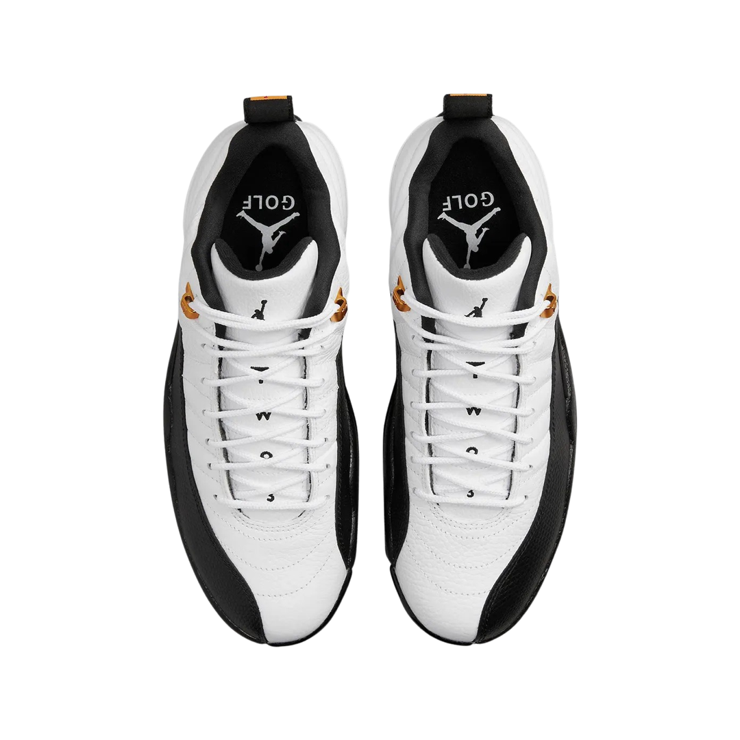 Air Jordan 12 Retro Low Golf Taxi White Black Taxi