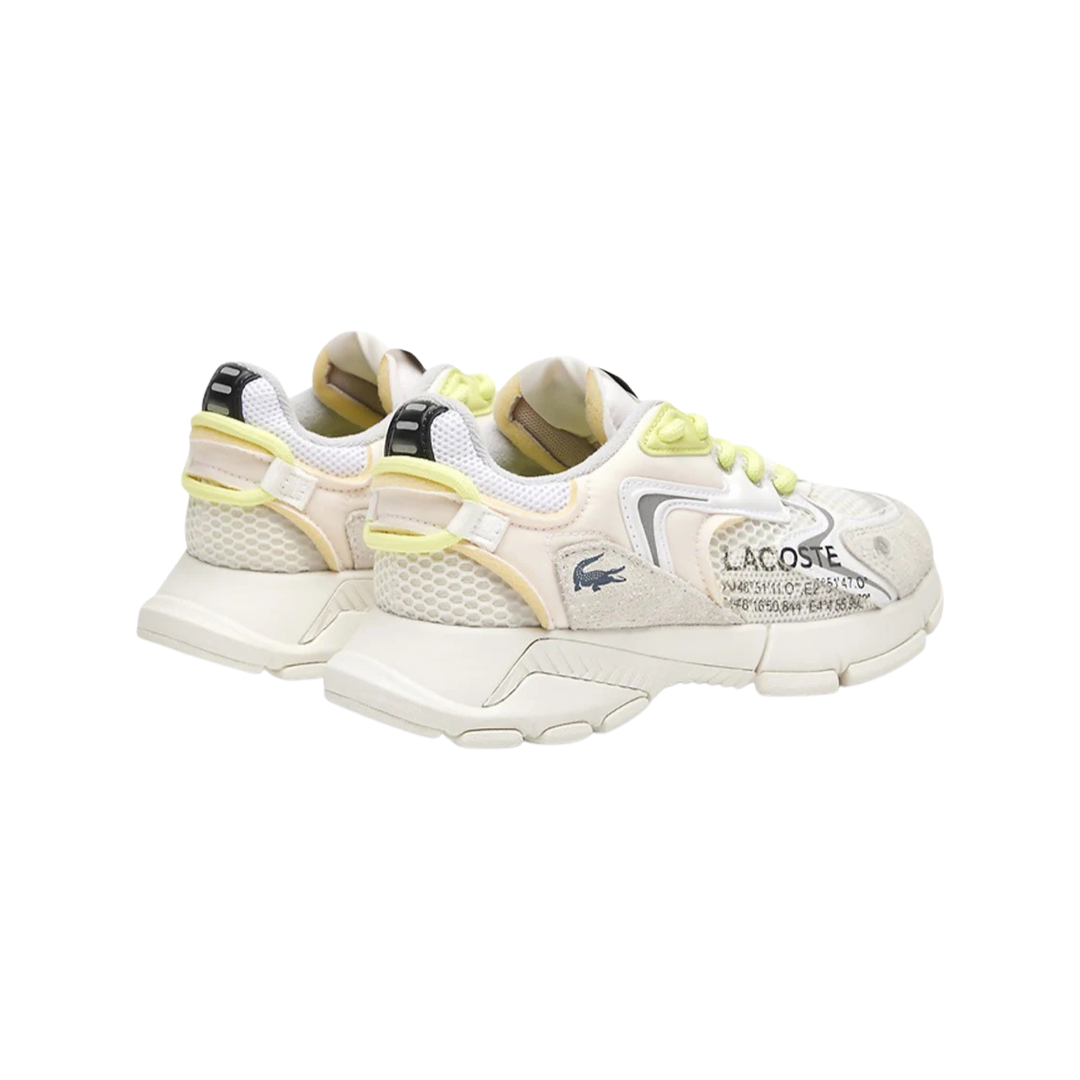 Lacoste Women's L003 NEO 223 Off White Volt Green Black