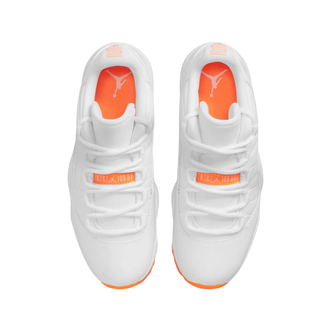 Women's Air Jordan 11 Low White Bright Citrus