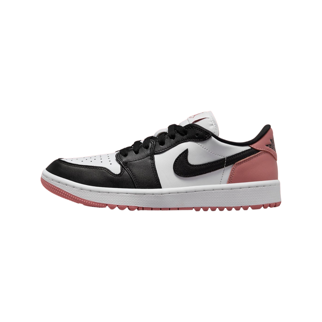 Air Jordan 1 Retro Low Golf Rust Pink White Black Rust Pink