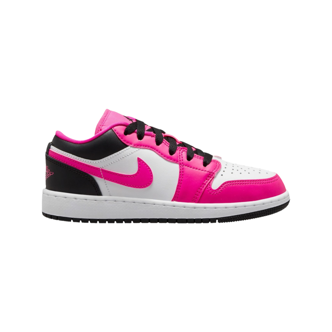 Air Jordan 1 Low GS Fierce Pink Black White