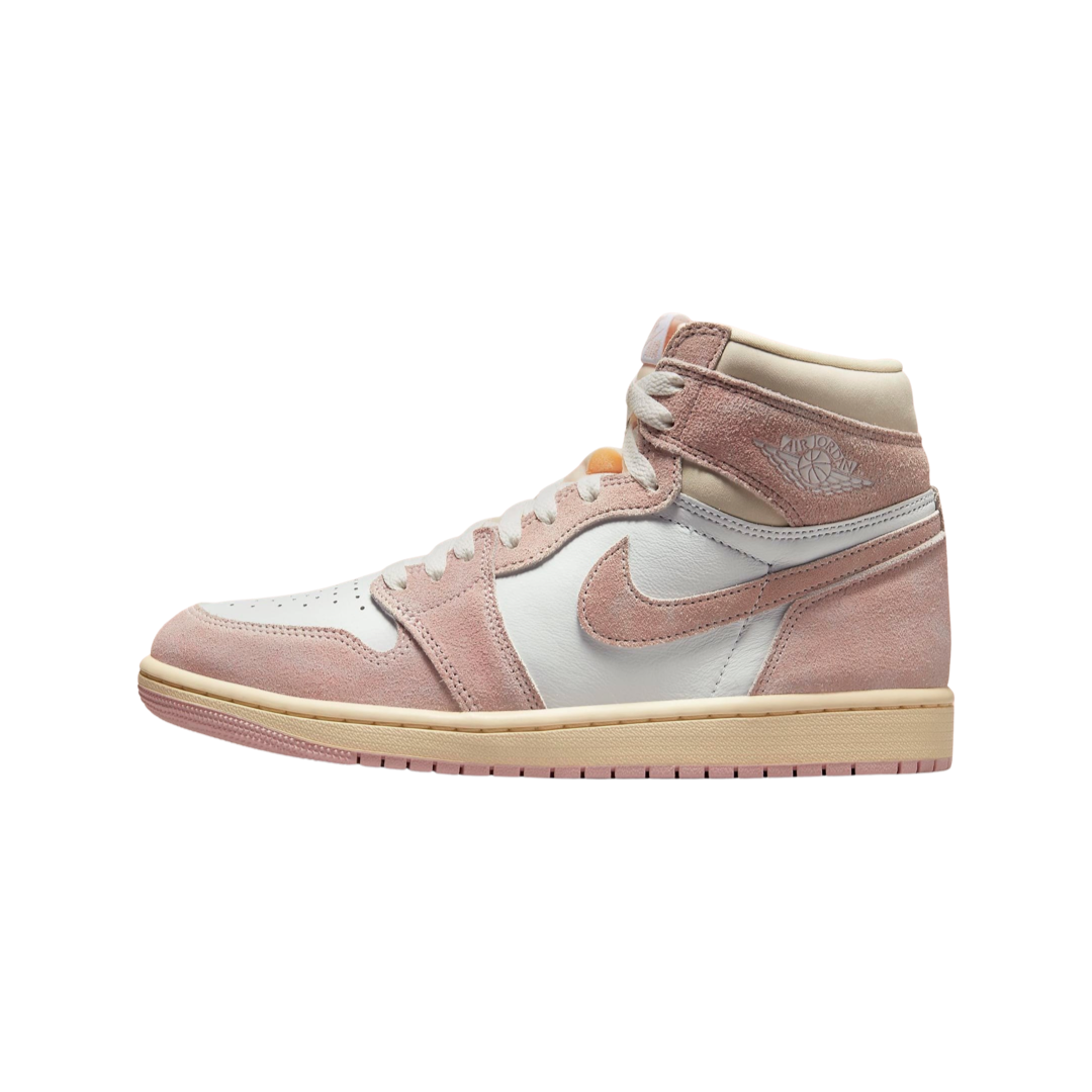 Women's Air Jordan 1 Retro Hi OG Washed Pink Atmosphere White Muslin Sail