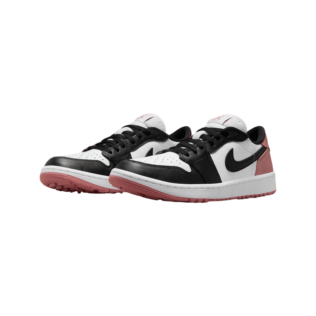 Air Jordan 1 Retro Low Golf Rust Pink White Black Rust Pink