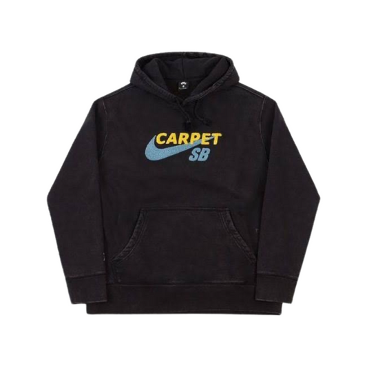 Nike SB x Carpet Company Hoodie Black Yellow Blue