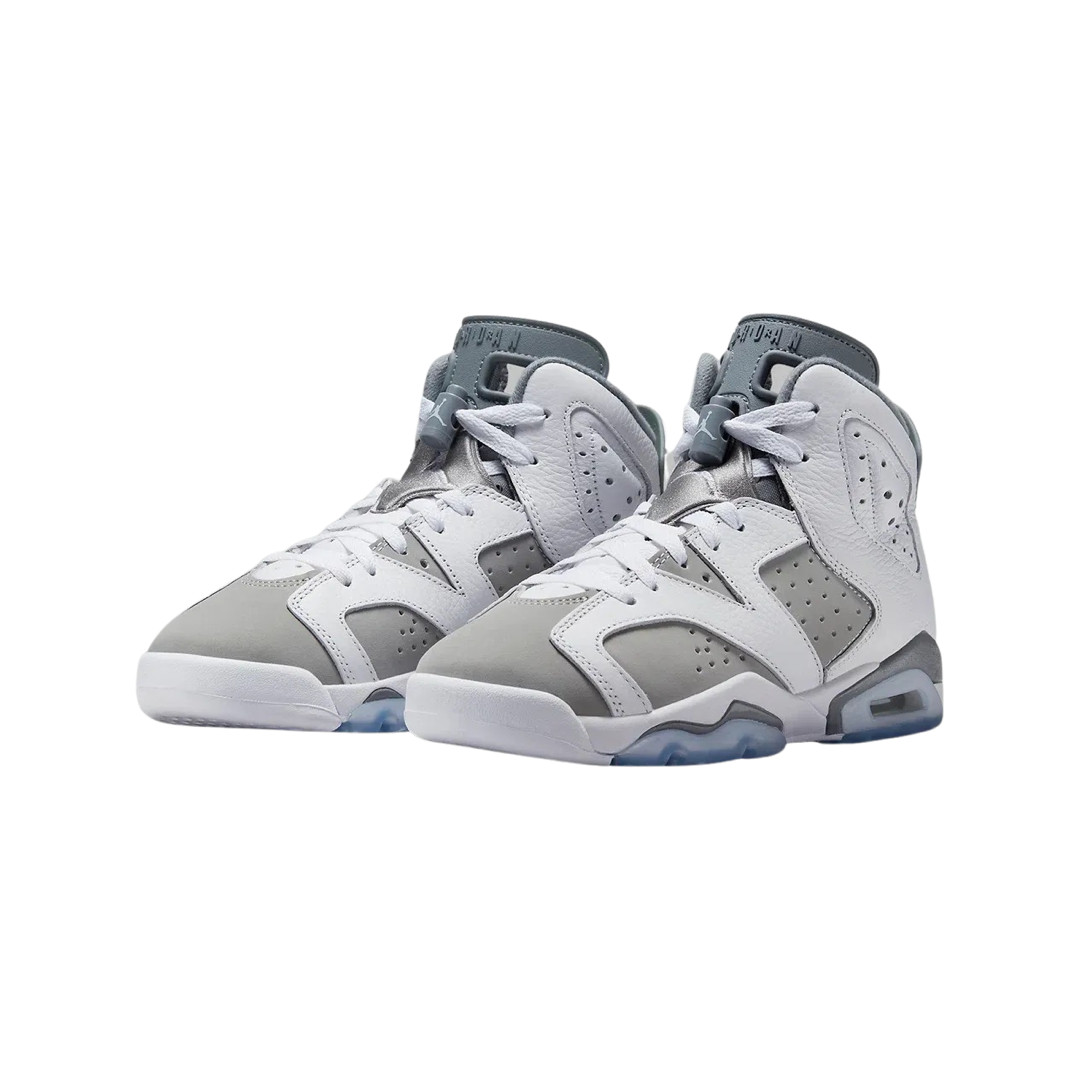 Air Jordan 6 Retro GS Cool Grey White Medium Cool Grey