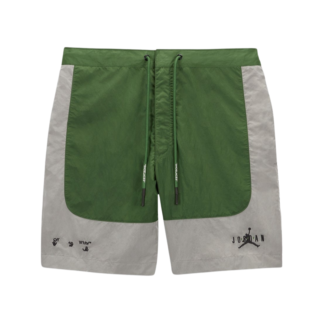 Air Jordan x Off-White MJ Baggy Short Forest Green Phantom Black