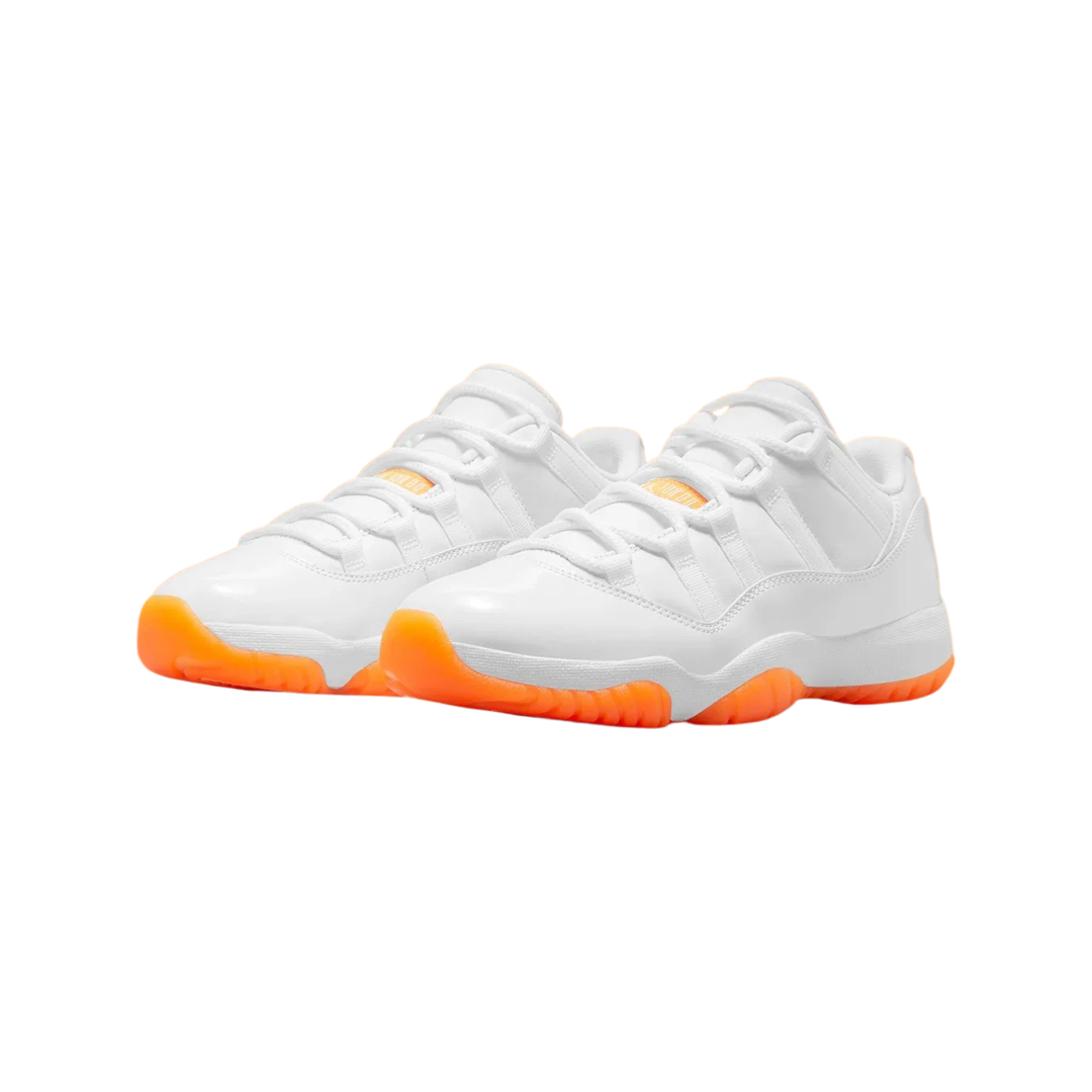 Women's Air Jordan 11 Low White Bright Citrus