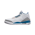 Air Jordan 3 Retro Wizards White True Blue Metallic Copper