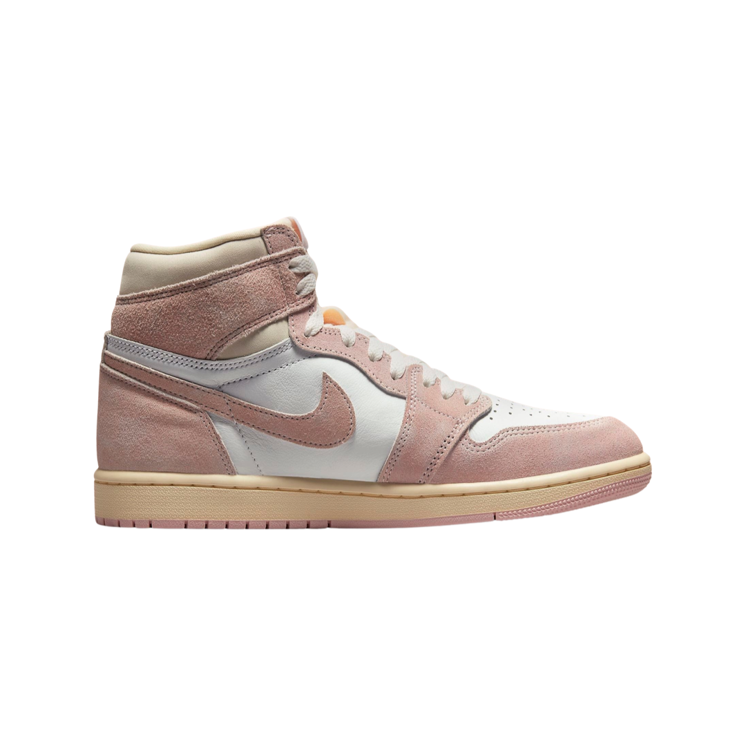 Women's Air Jordan 1 Retro Hi OG Washed Pink Atmosphere White Muslin Sail