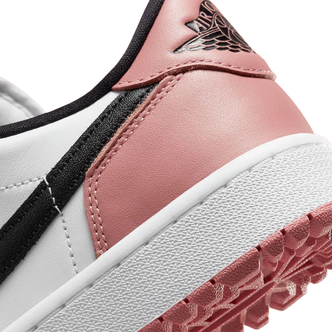 Air Jordan 1 Retro Low Golf Rust Pink White Black Rust Pink