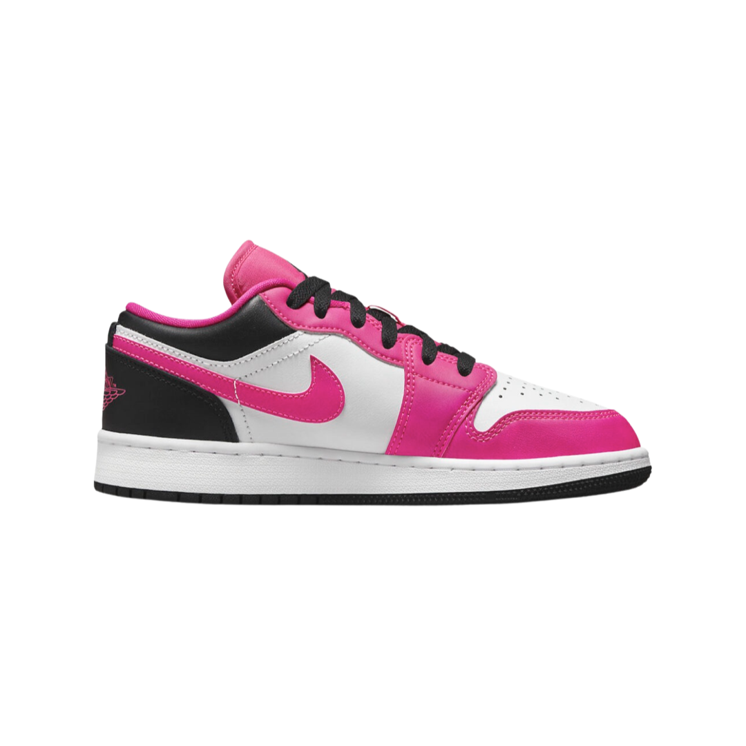 Air Jordan 1 Low GS Fierce Pink Black White