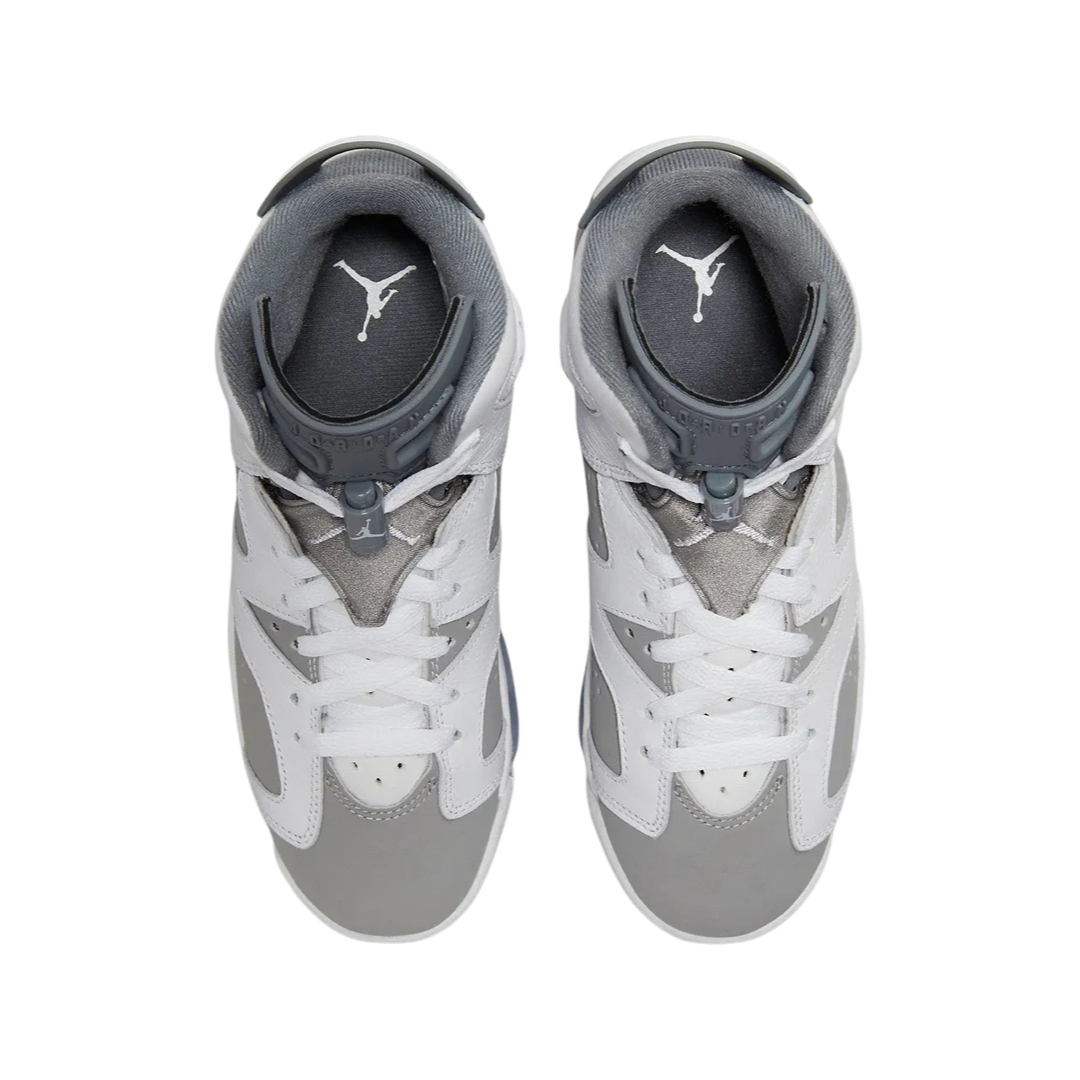 Air Jordan 6 Retro GS Cool Grey White Medium Cool Grey