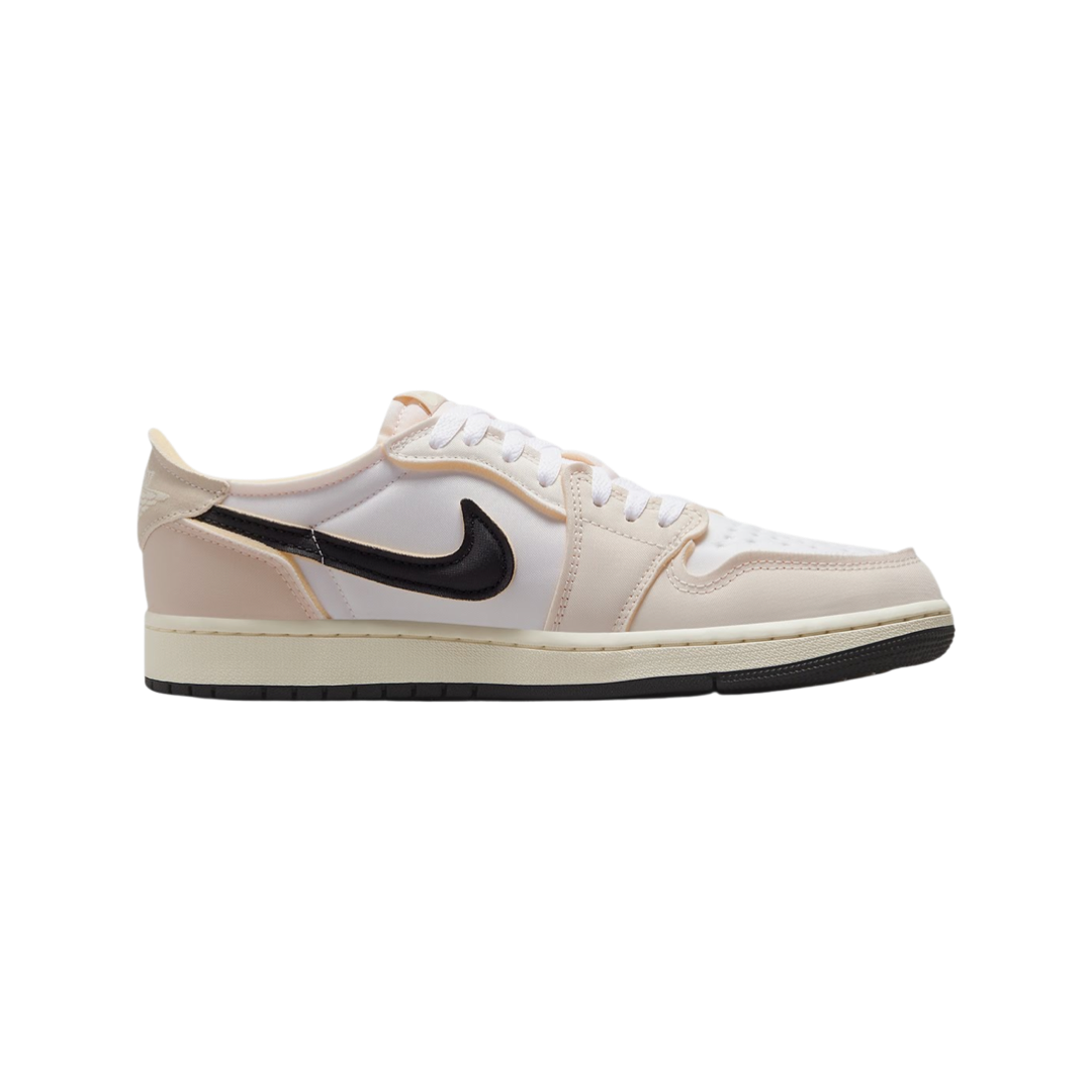 Air Jordan 1 Retro Low OG EX White Coconut Milk Light Orewood Brown Black