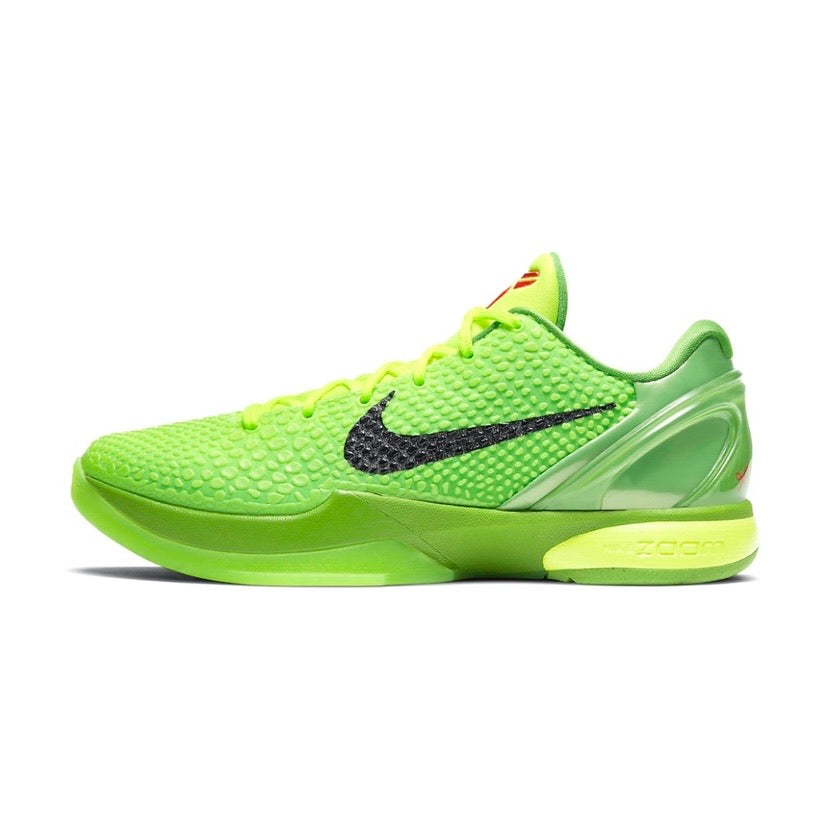 Nike Kobe 6 Protro Grinch (Includes Storyteller Collection Books) Green Apple Volt Crimson Black