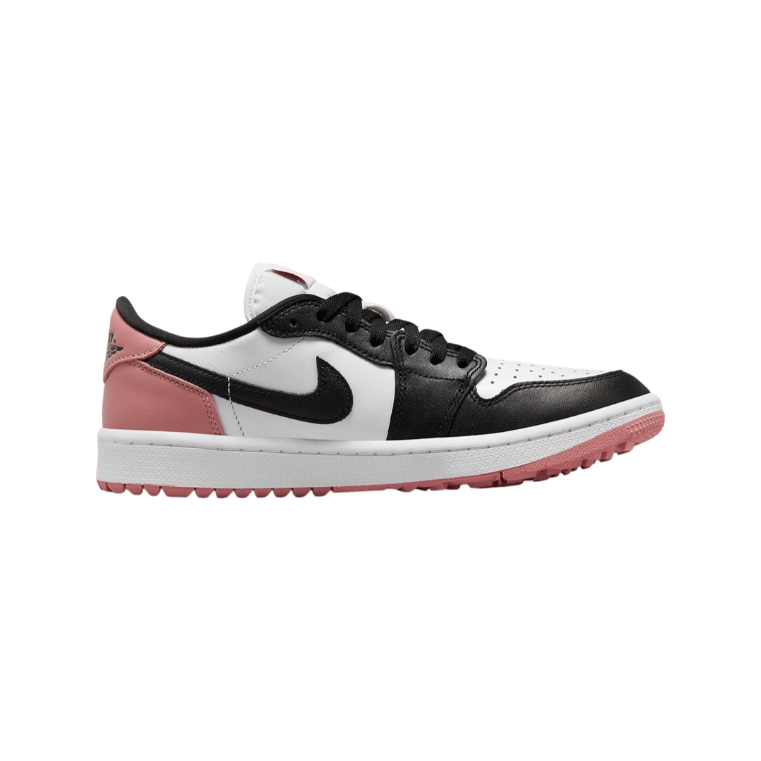 Air Jordan 1 Retro Low Golf Rust Pink White Black Rust Pink