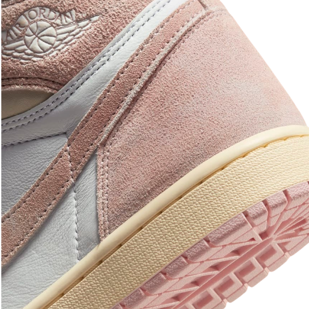 Women's Air Jordan 1 Retro Hi OG Washed Pink Atmosphere White Muslin Sail