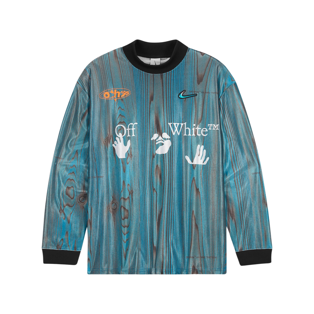 Off-White x Nike 001 Soccer Jersey "Imperial Blue"