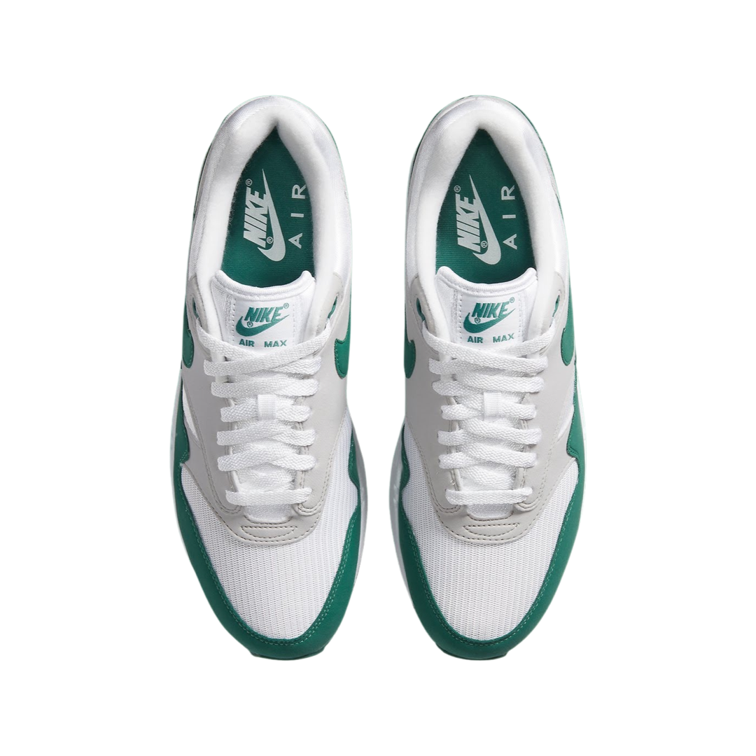 Nike Air Max 1 Anniversary Green (2020) White Evergreen Aura Neutral Grey Black