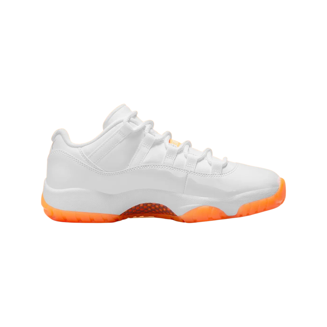 Women's Air Jordan 11 Low White Bright Citrus