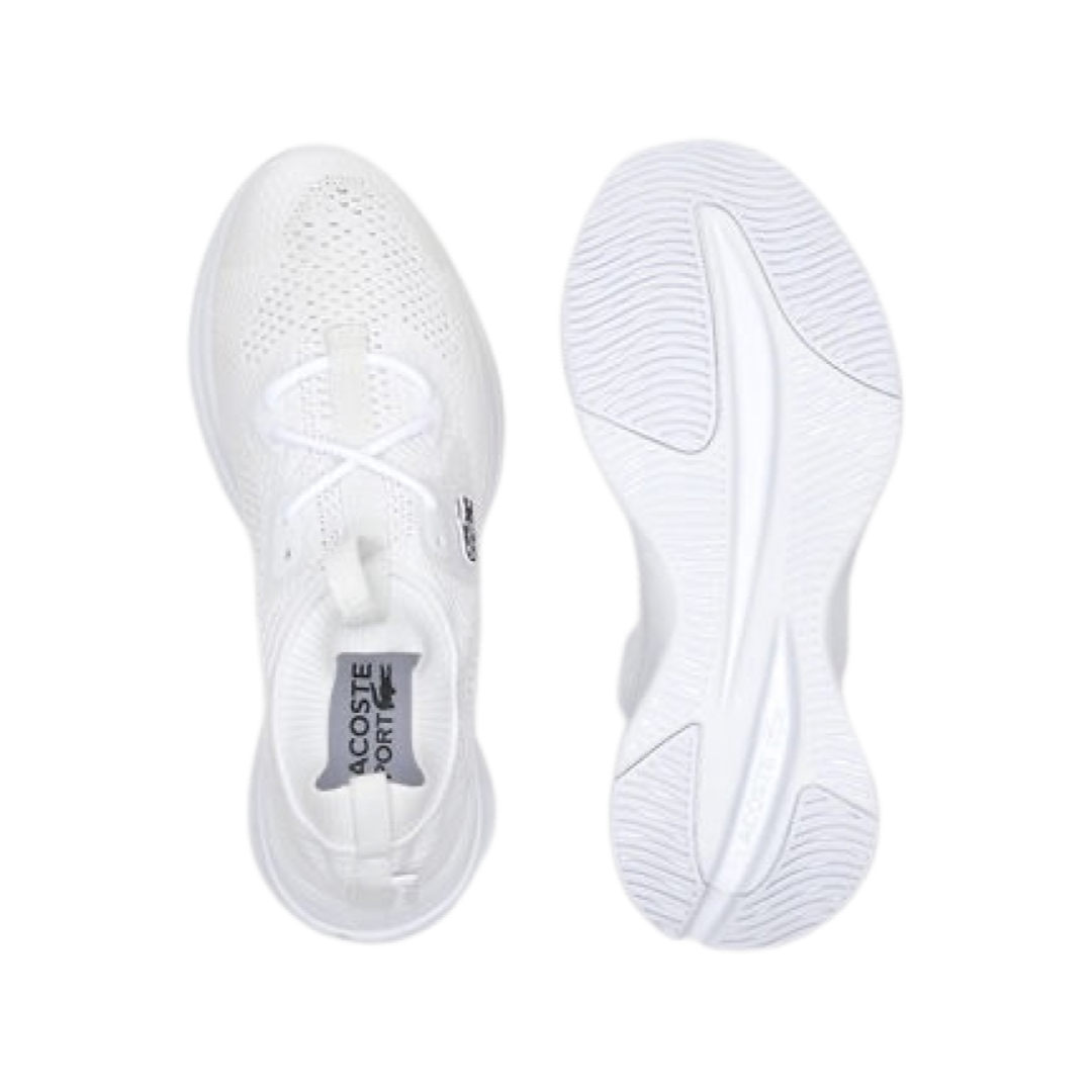 Lacoste Women's Run Spin Knit White White