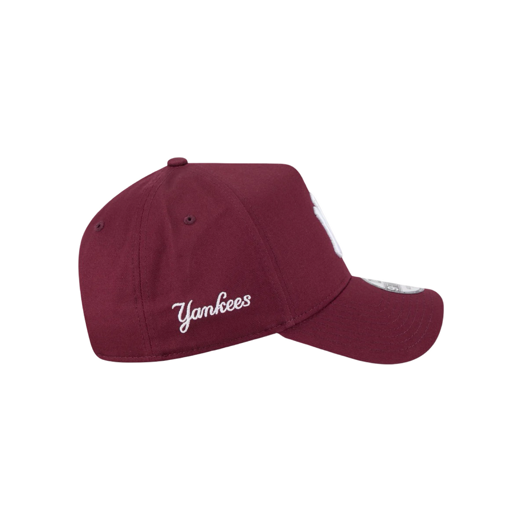 New Era 940 A-Frame Autumn Mix New York Yankees Burgundy Snapback Cap