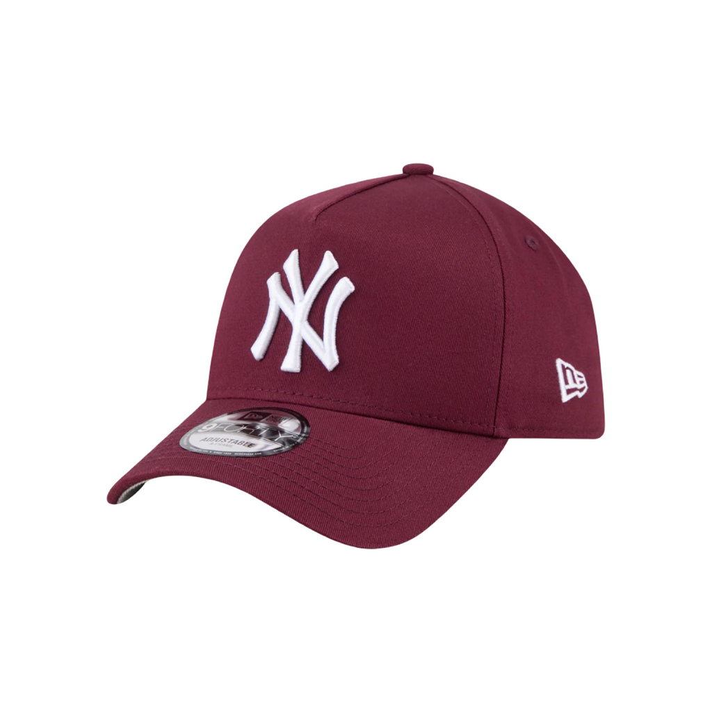 New Era 940 A-Frame Autumn Mix New York Yankees Burgundy Snapback Cap
