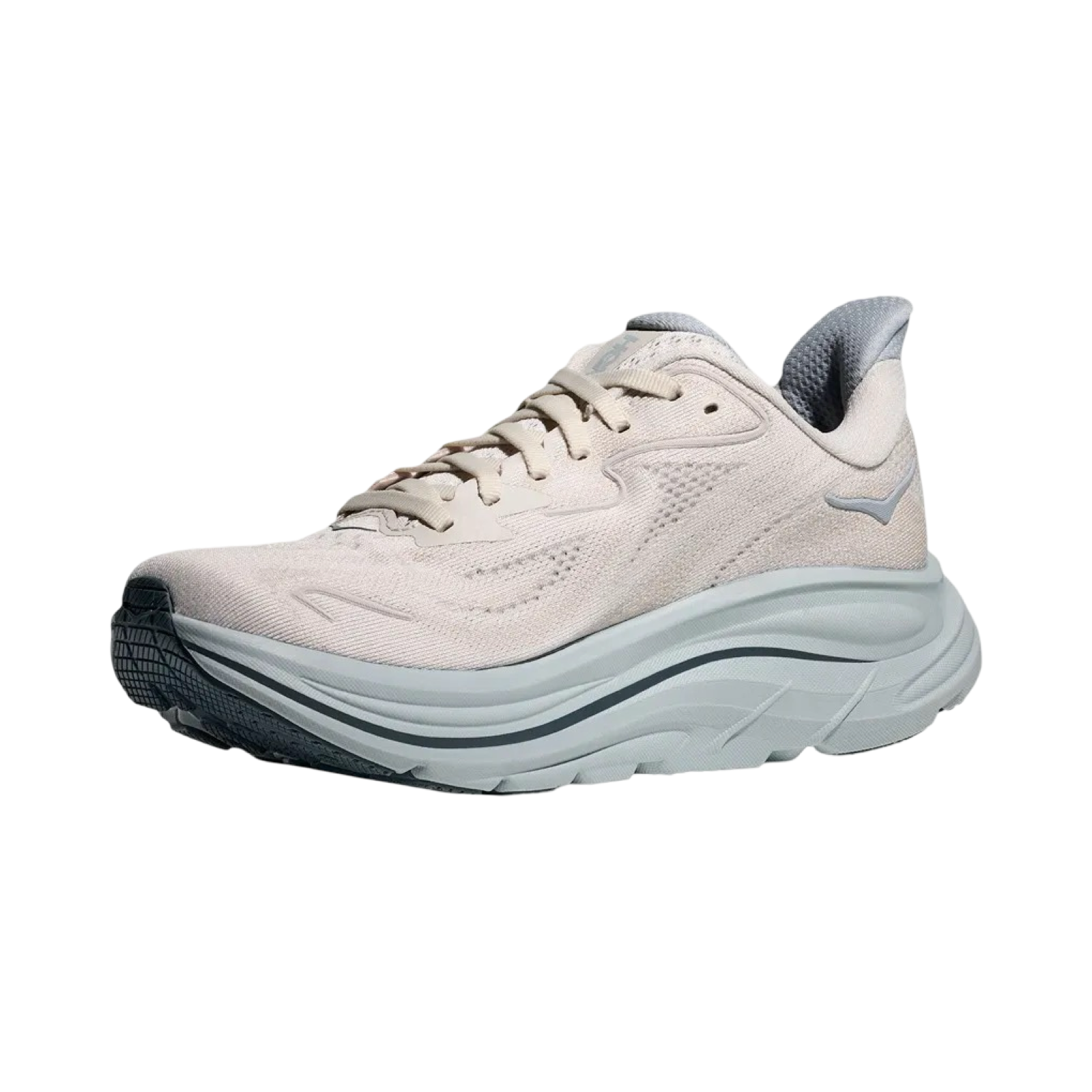 Women's Hoka Clifton 10 B Width Grout Mineral Blue