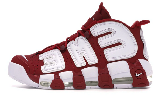 Air More Uptempo "Supreme" Varsity Red White